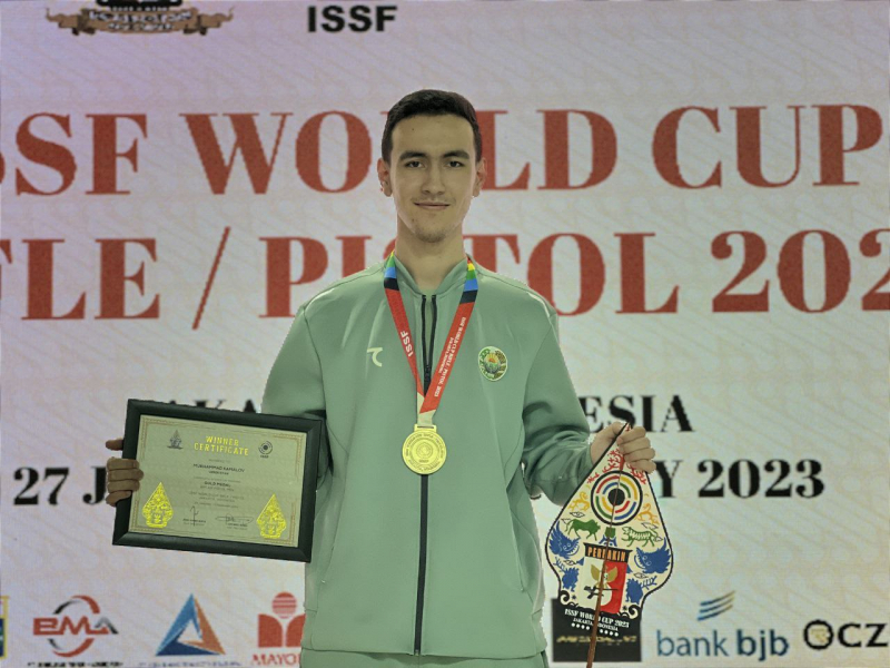 Спортсмен из Узбекистана выиграл Кубок мира по стрельбе
