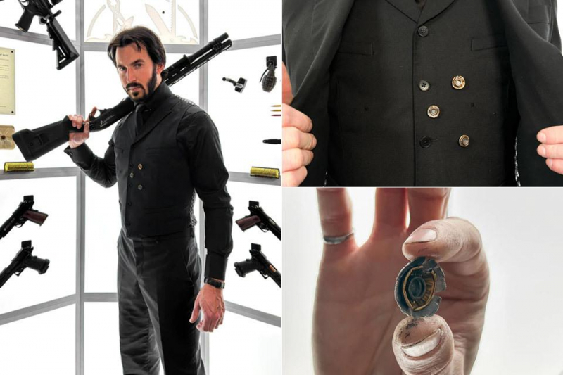 Блогер создал настоящий пуленепробиваемый костюм из фильма «Джон Уик»