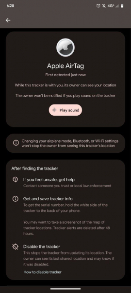 Android скоро начнет защищать от шпионства за вами с помощью Apple AirTag