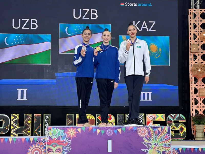 Гимнастки Узбекистана стали первыми на Чемпионате Азии