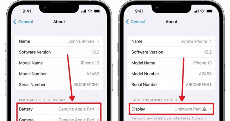 Как узнать, что iPhone ремонтировался неоригинальными запчастями?