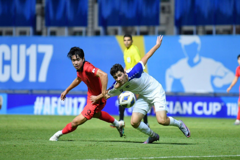 Кубок Азии U-17. Узбекистан проиграл Южной Корее в полуфинале 