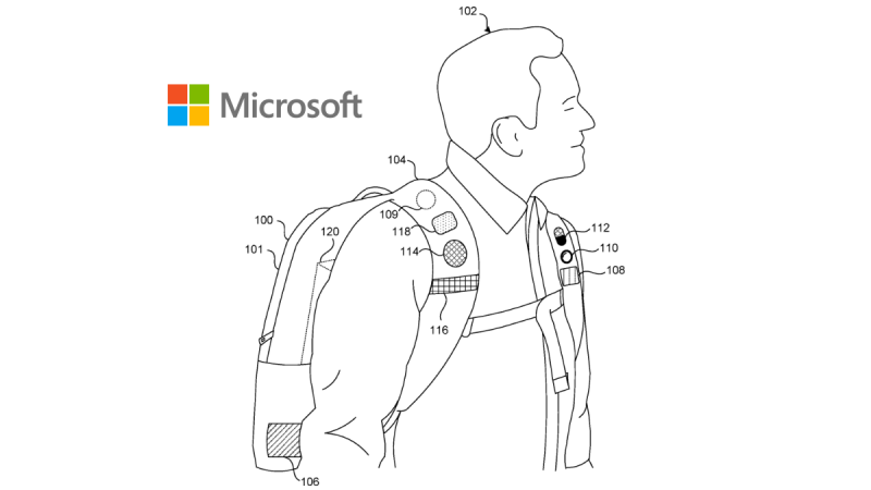 Microsoft изобрела рюкзак со встроенным ИИ (фото)