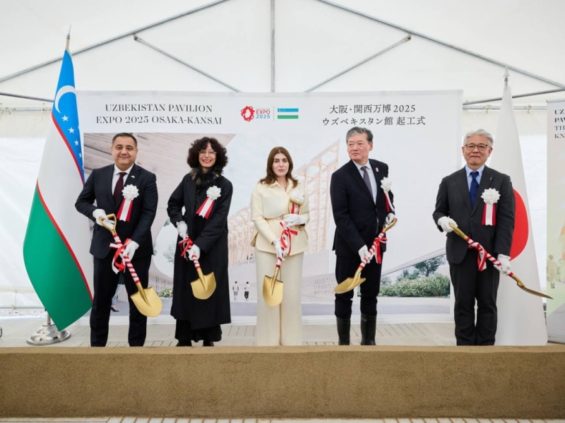 В Японии началось строительство павильона Узбекистана для Expo Osaka 2025