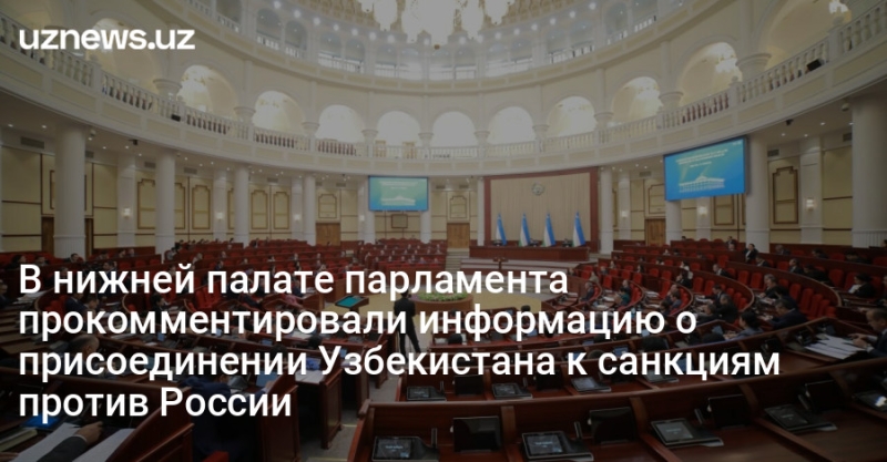 В нижней палате парламента прокомментировали информацию о присоединении Узбекистана к санкциям против России