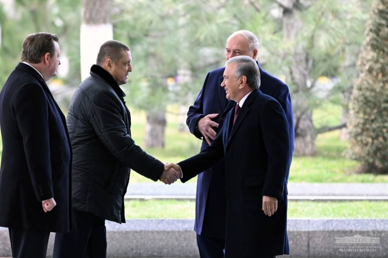 В резиденции «Куксарой» состоялась торжественная встреча президента Беларуси