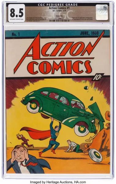 Первый комикс про супермена продали за 6 000 000 долларов
