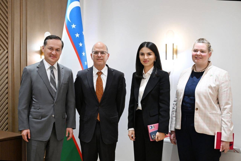 Саида Мирзиёева и Комил Алламжонов провели встречу с послом США в Узбекистане