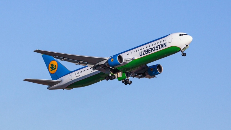 Самолет, летевший из Ташкента в Москву, вернулся из-за ухудшения здоровья пассажира