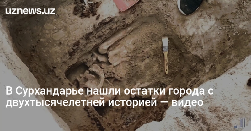 В Сурхандарье нашли остатки города с двухтысячелетней историей — видео