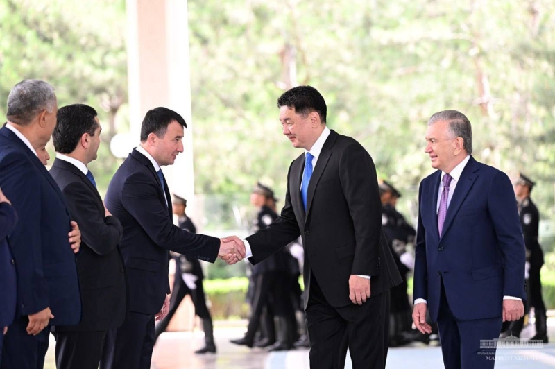 В резиденции «Куксарой» состоялась официальная встреча президента Монголии