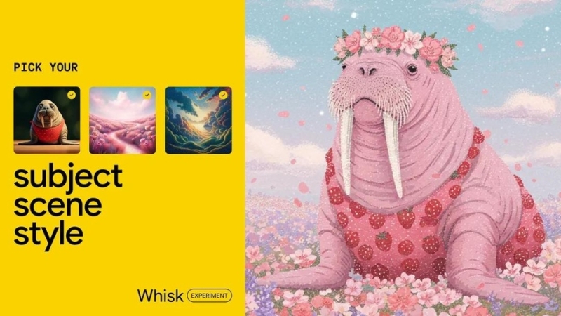 ИИ Google Whisk генерирует изображения на основе других изображений