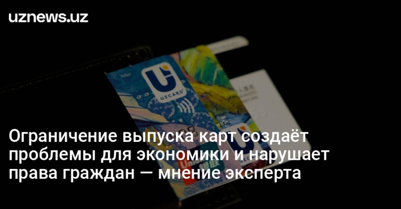 Ограничение выпуска карт создаёт проблемы для экономики и нарушает права граждан — мнение эксперта 