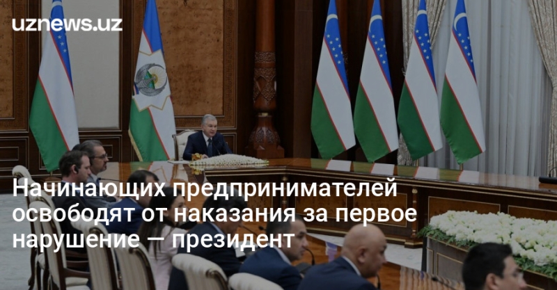 Начинающих предпринимателей освободят от наказания за первое нарушение — президент