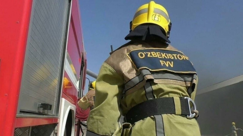 В Яккасарайском районе Ташкента загорелся жилой дом. Видео