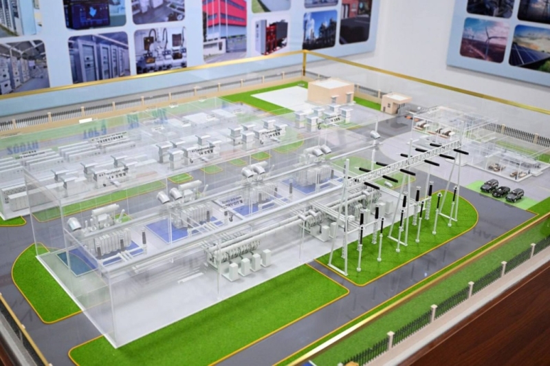 В Новом Ташкенте возводят энергоэффективную подстанцию закрытого типа