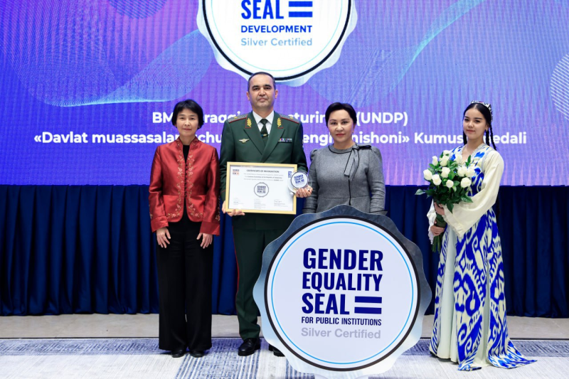 Узбекистан получил «Серебряный знак» ООН за гендерное равенство