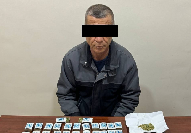 В Джизаке сотрудник предприятия электросетей задержан за торговлю марихуаной